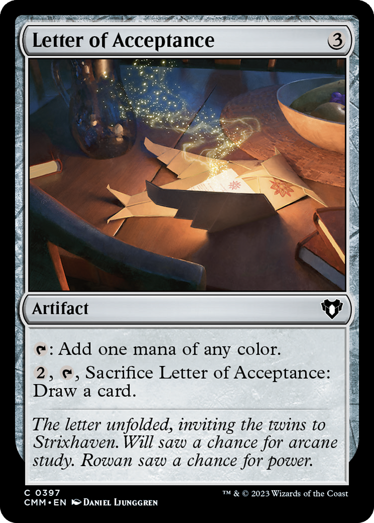 Letter of Acceptance [Commander Masters] | Deep Dive Games St. Marys