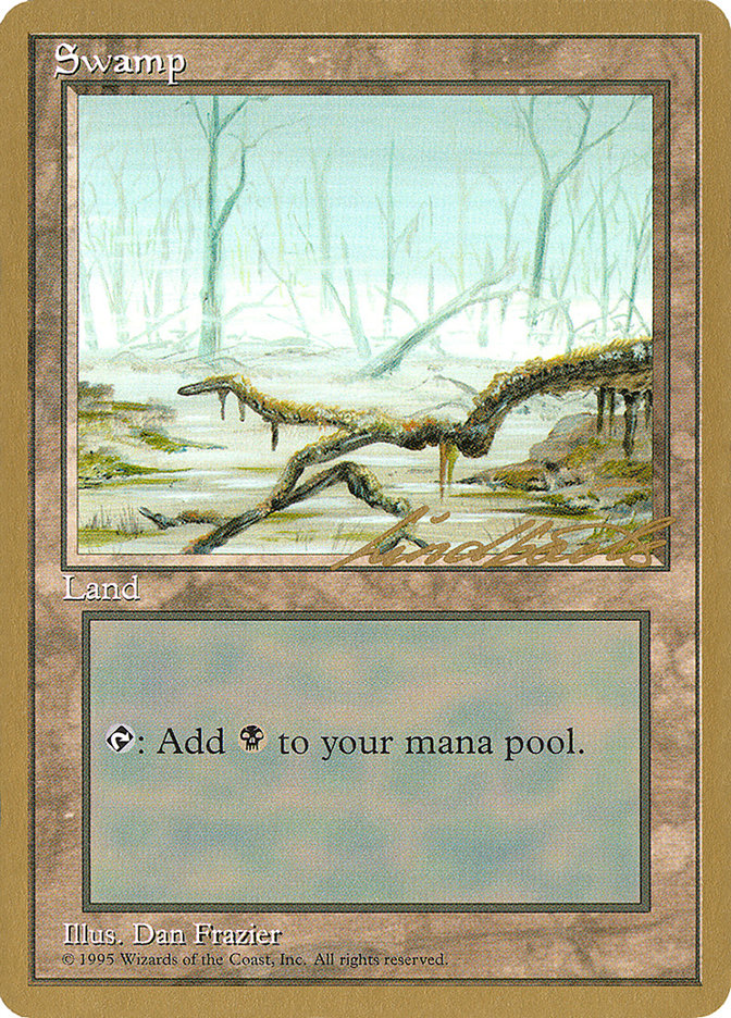 Swamp (ll372) (Leon Lindback) [Pro Tour Collector Set] | Deep Dive Games St. Marys