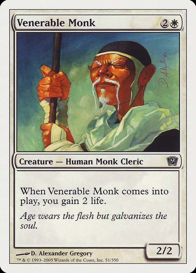 Venerable Monk [Ninth Edition] | Deep Dive Games St. Marys