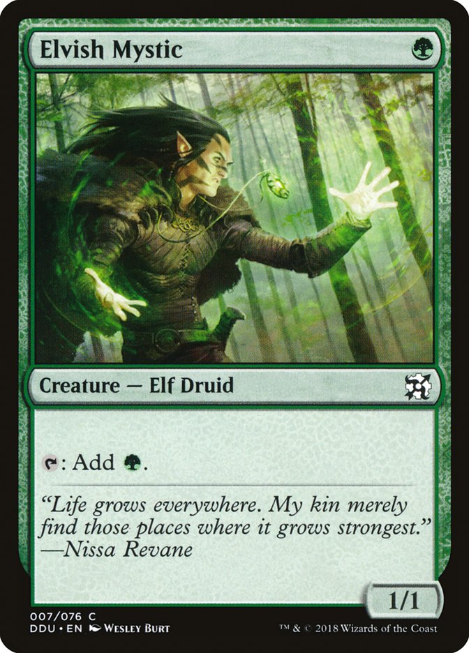 Elvish Mystic [Duel Decks: Elves vs. Inventors] | Deep Dive Games St. Marys