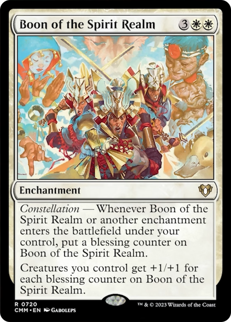Boon of the Spirit Realm [Commander Masters] | Deep Dive Games St. Marys