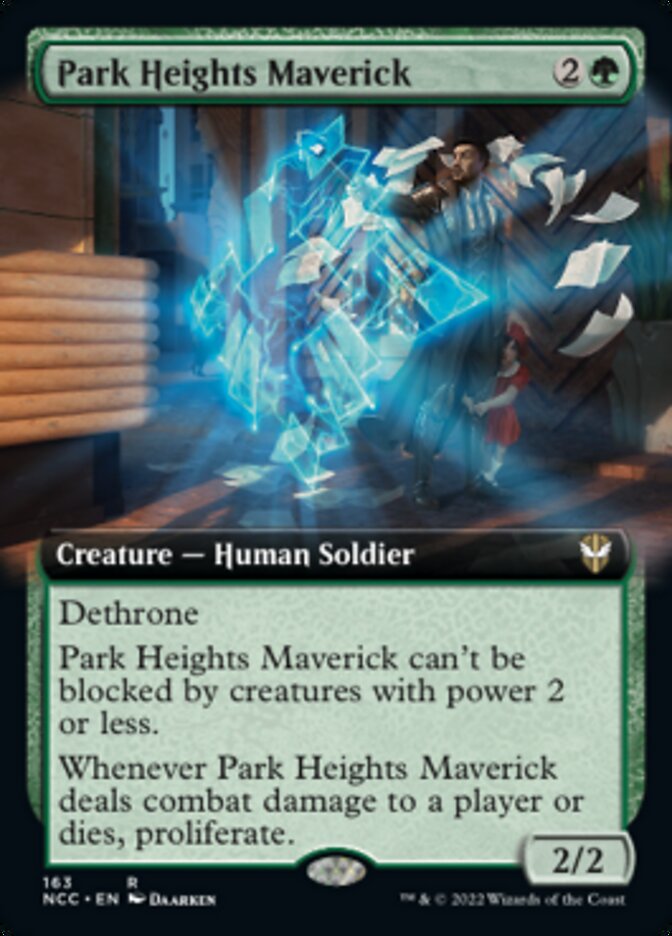 Park Heights Maverick (Extended Art) [Streets of New Capenna Commander] | Deep Dive Games St. Marys