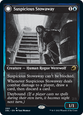 Suspicious Stowaway // Seafaring Werewolf [Innistrad: Double Feature] | Deep Dive Games St. Marys