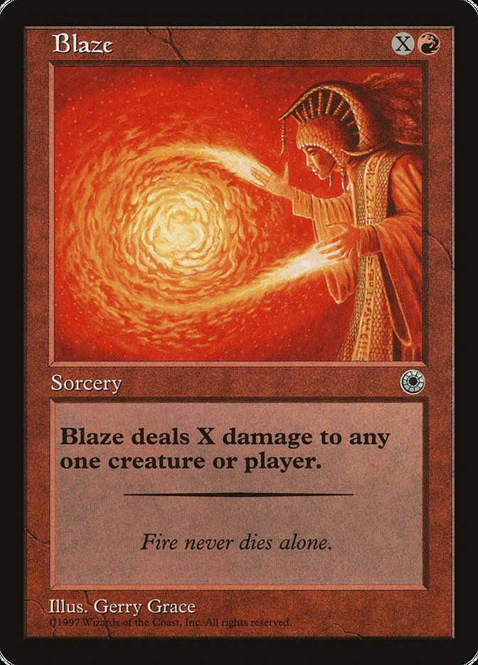 Blaze (With Flavor Text) [Portal] | Deep Dive Games St. Marys