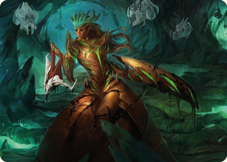Glissa Sunslayer Art Card [Phyrexia: All Will Be One Art Series] | Deep Dive Games St. Marys