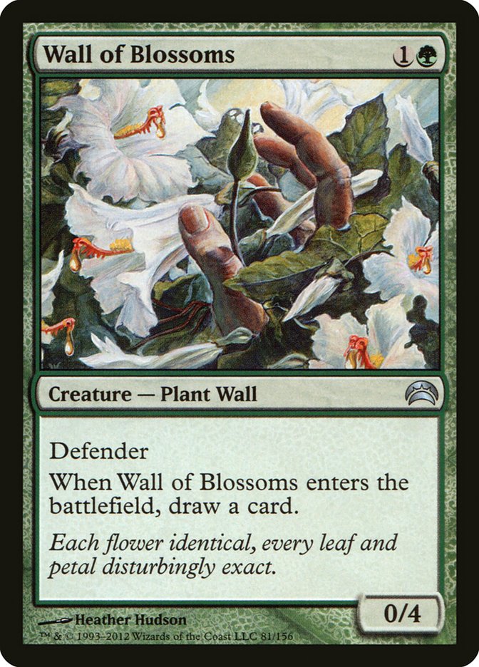 Wall of Blossoms [Planechase 2012] | Deep Dive Games St. Marys