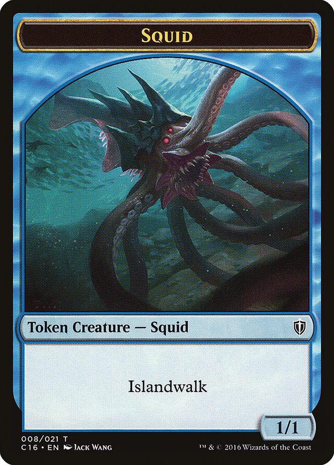 Squid Token [Commander 2016 Tokens] | Deep Dive Games St. Marys