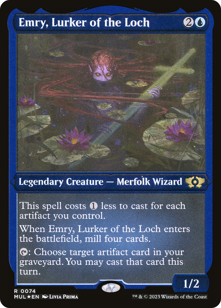 Emry, Lurker of the Loch (Foil Etched) [Multiverse Legends] | Deep Dive Games St. Marys