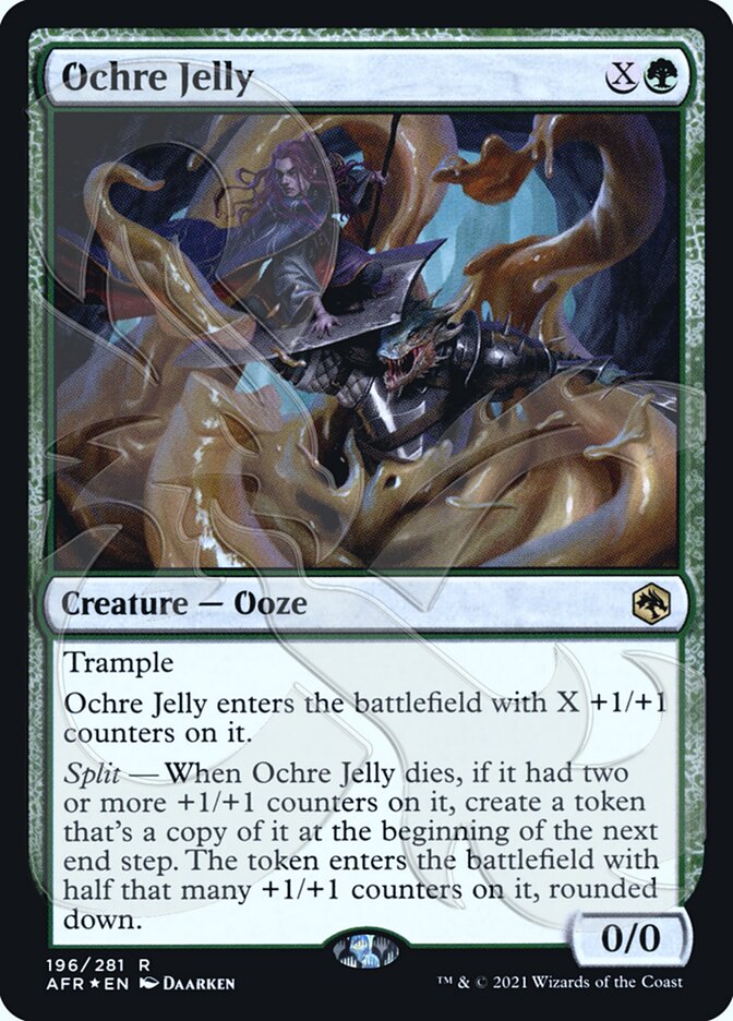 Ochre Jelly (Ampersand Promo) [Dungeons & Dragons: Adventures in the Forgotten Realms Promos] | Deep Dive Games St. Marys