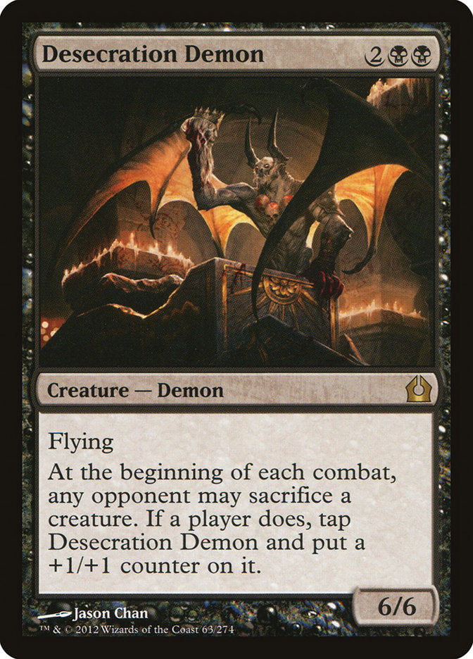 Desecration Demon [Return to Ravnica] | Deep Dive Games St. Marys