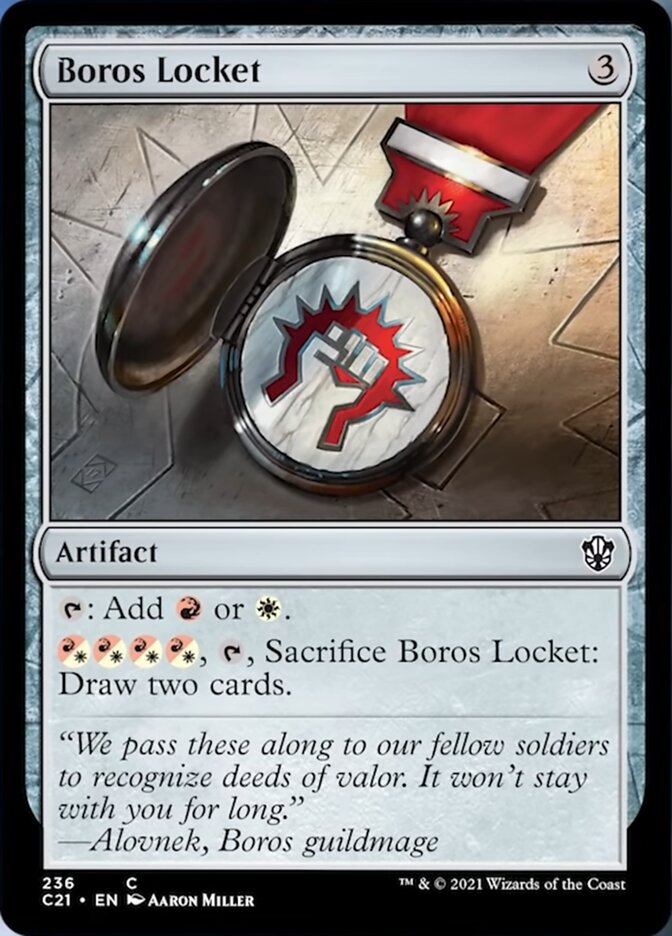 Boros Locket [Commander 2021] | Deep Dive Games St. Marys