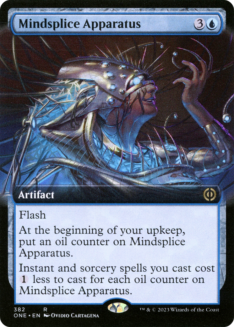 Mindsplice Apparatus (Extended Art) [Phyrexia: All Will Be One] | Deep Dive Games St. Marys