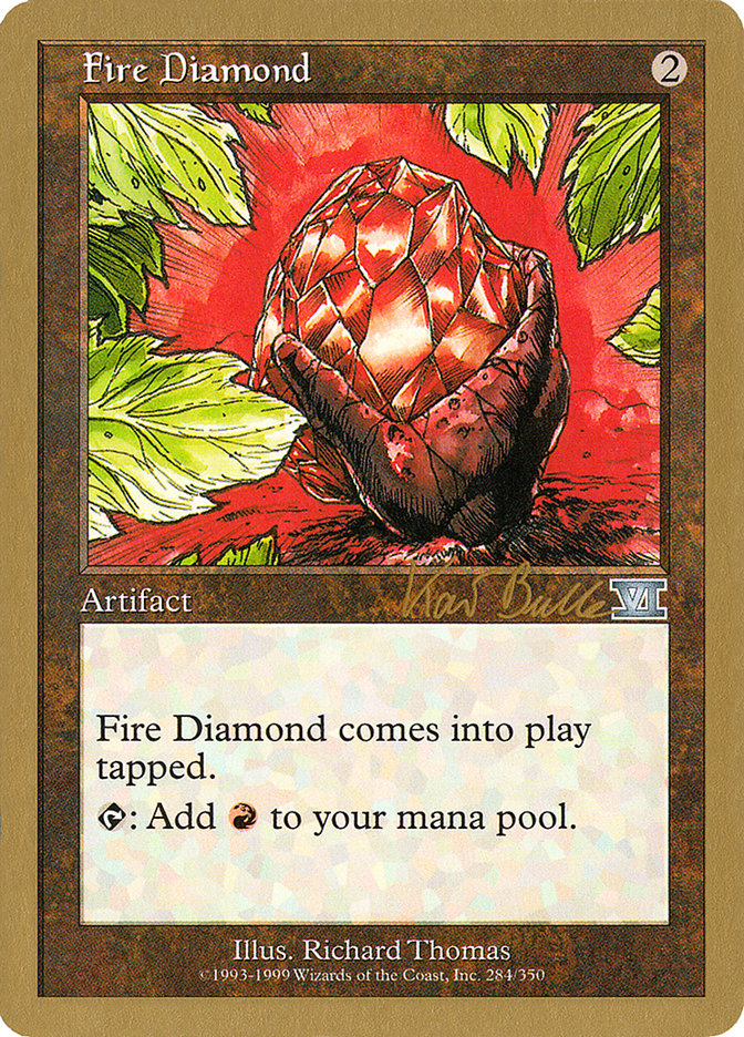 Fire Diamond (Kai Budde) [World Championship Decks 1999] | Deep Dive Games St. Marys