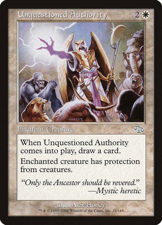 Unquestioned Authority [Judgment] | Deep Dive Games St. Marys