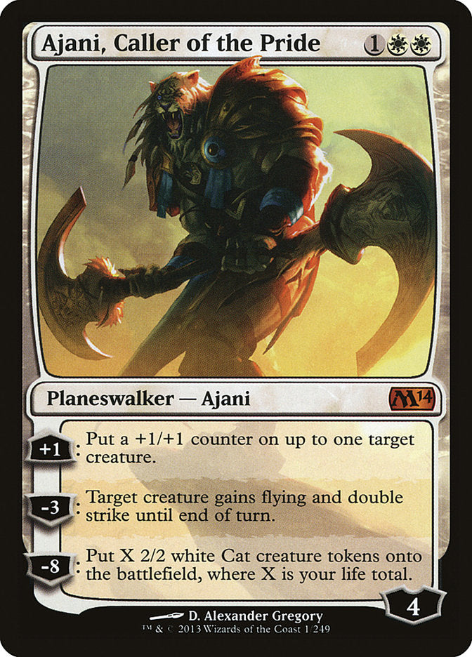 Ajani, Caller of the Pride [Magic 2014] | Deep Dive Games St. Marys