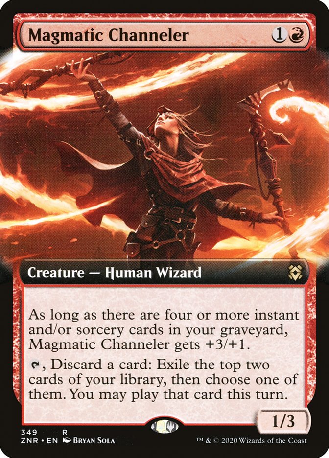 Magmatic Channeler (Extended Art) [Zendikar Rising] | Deep Dive Games St. Marys