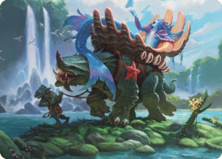 Vodalian Mindsinger Art Card [Dominaria United Art Series] | Deep Dive Games St. Marys