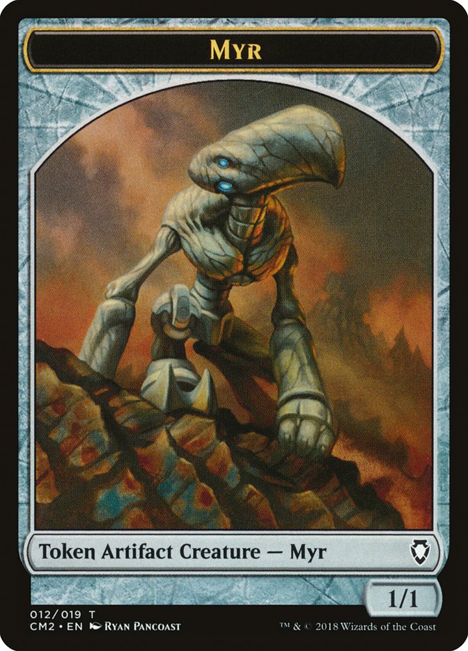 Myr Token [Commander Anthology Volume II Tokens] | Deep Dive Games St. Marys