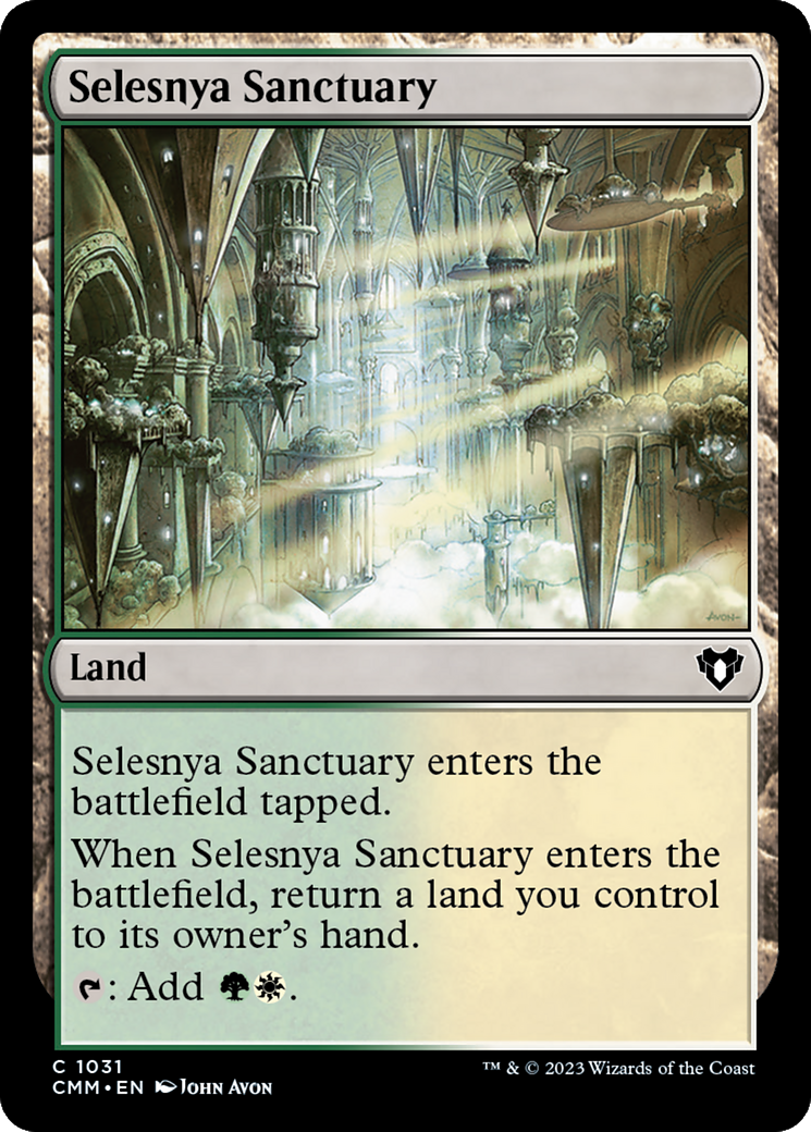 Selesnya Sanctuary [Commander Masters] | Deep Dive Games St. Marys