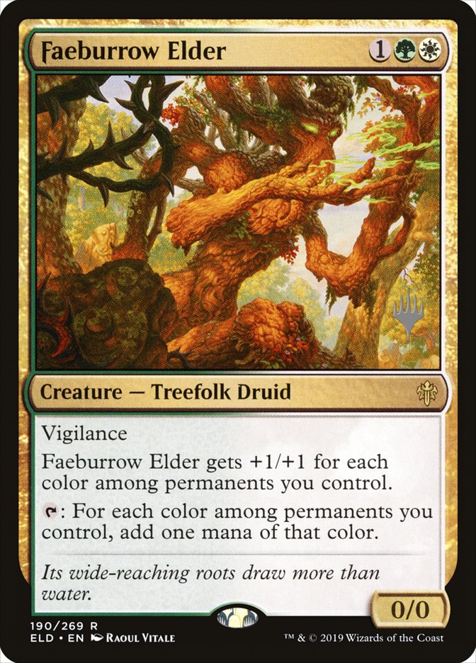 Faeburrow Elder (Promo Pack) [Throne of Eldraine Promos] | Deep Dive Games St. Marys