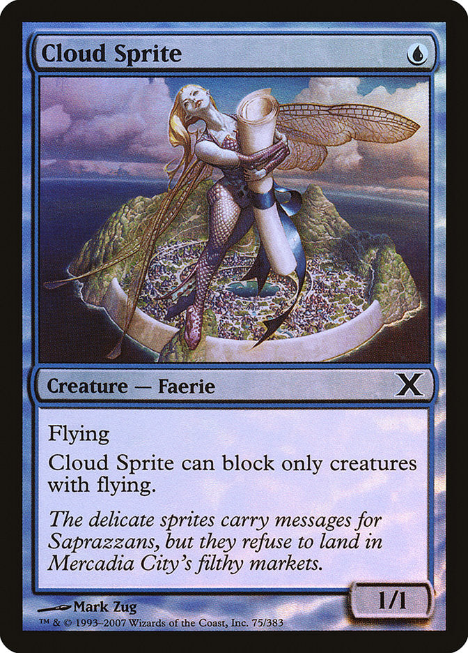 Cloud Sprite (Premium Foil) [Tenth Edition] | Deep Dive Games St. Marys