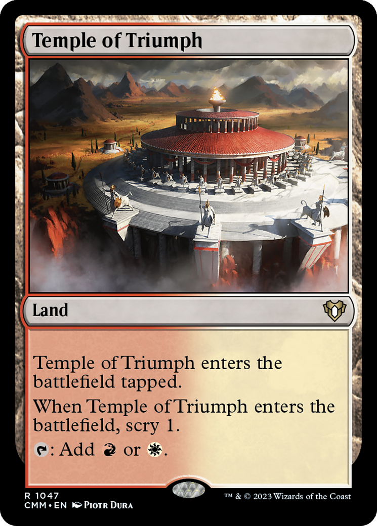 Temple of Triumph [Commander Masters] | Deep Dive Games St. Marys