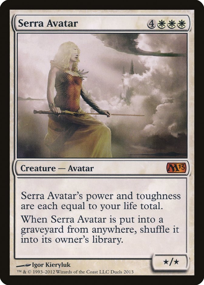 Serra Avatar (Duels of the Planeswalkers Promos) [Duels of the Planeswalkers Promos 2012] | Deep Dive Games St. Marys