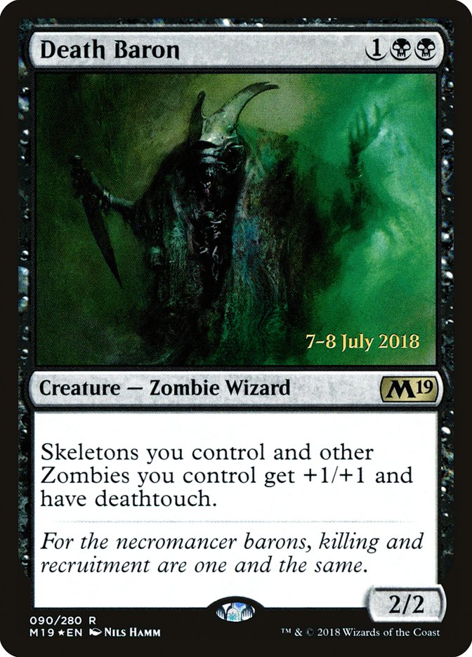 Death Baron [Core Set 2019 Prerelease Promos] | Deep Dive Games St. Marys