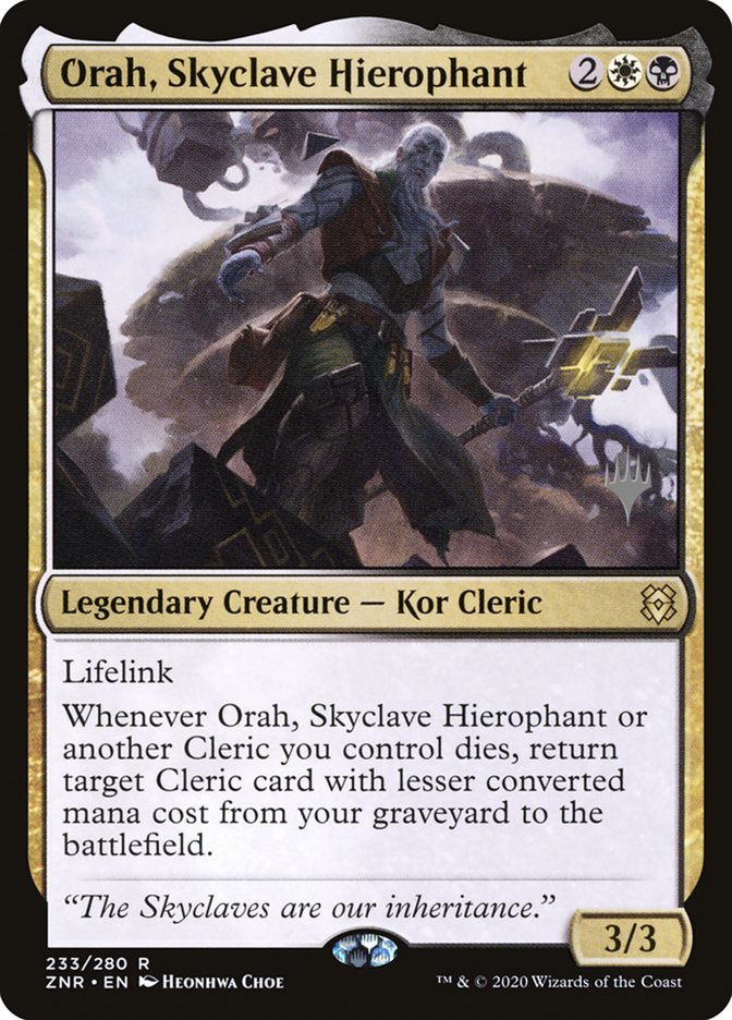 Orah, Skyclave Hierophant (Promo Pack) [Zendikar Rising Promos] | Deep Dive Games St. Marys