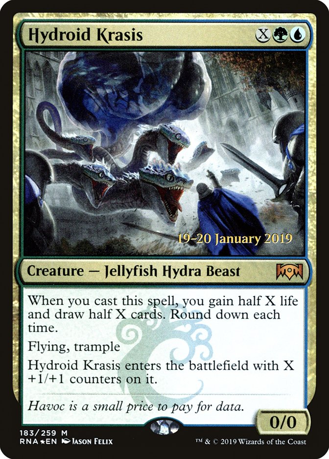 Hydroid Krasis [Ravnica Allegiance Prerelease Promos] | Deep Dive Games St. Marys