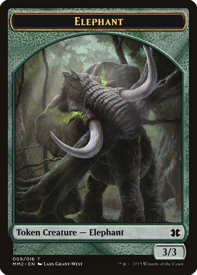 Elephant Token [Modern Masters 2015 Tokens] | Deep Dive Games St. Marys