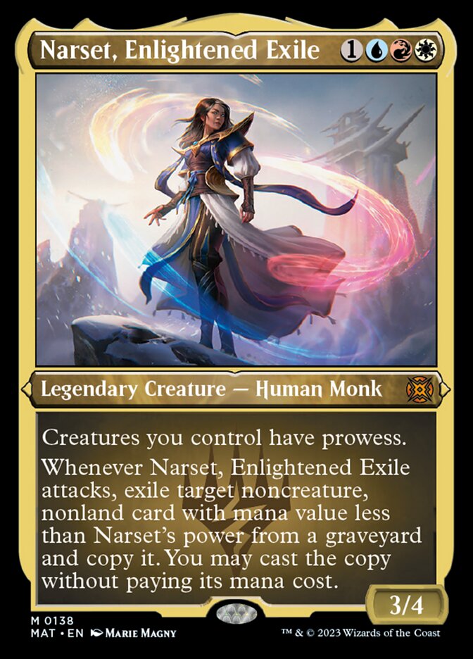 Narset, Enlightened Exile (Foil Etched) [March of the Machine: The Aftermath] | Deep Dive Games St. Marys