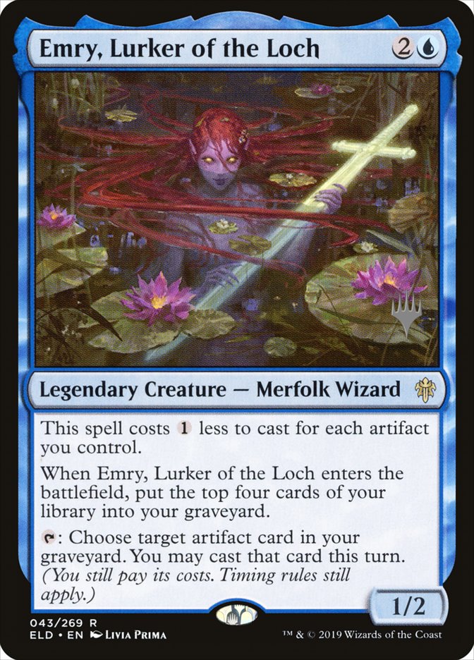 Emry, Lurker of the Loch (Promo Pack) [Throne of Eldraine Promos] | Deep Dive Games St. Marys