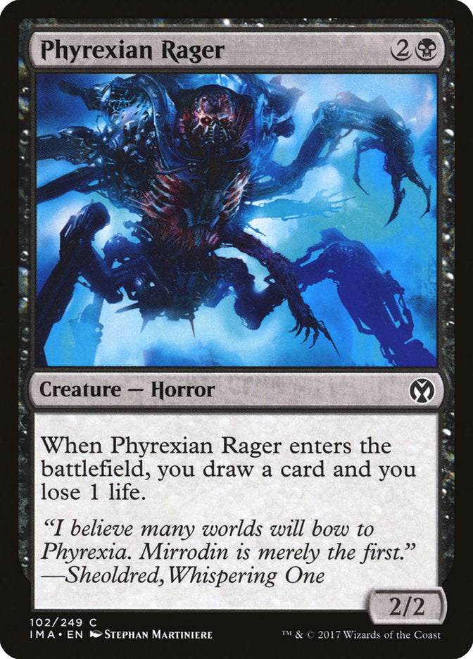 Phyrexian Rager [Iconic Masters] | Deep Dive Games St. Marys