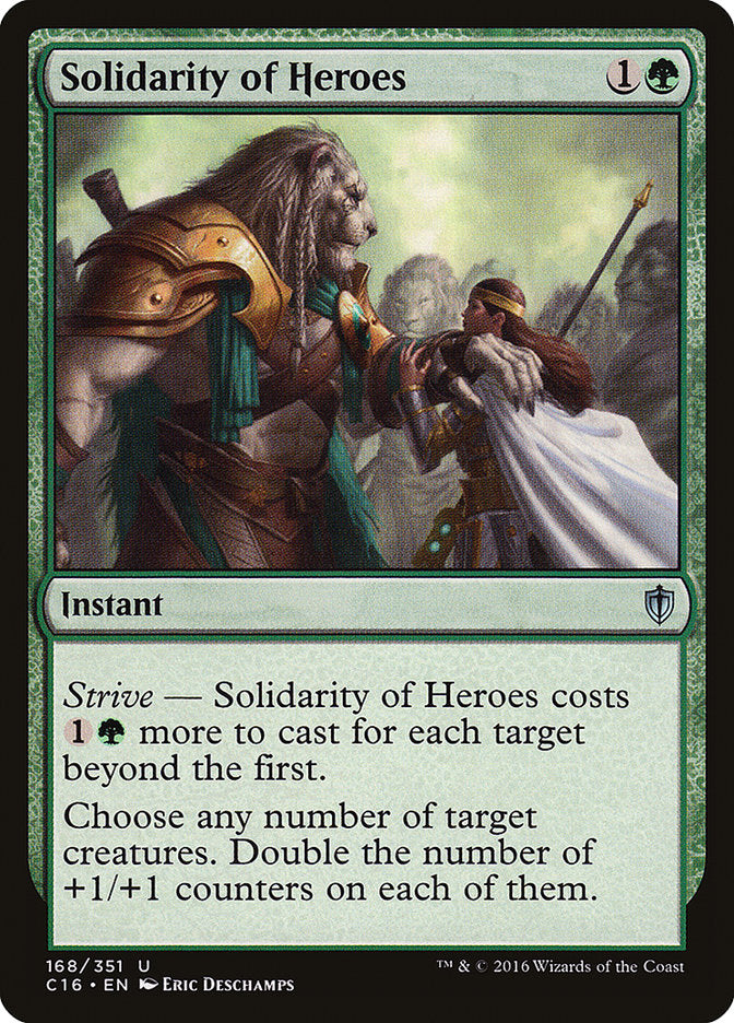 Solidarity of Heroes [Commander 2016] | Deep Dive Games St. Marys