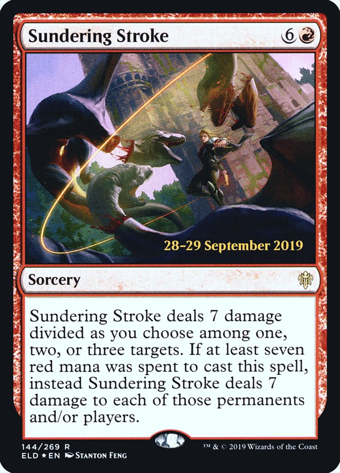 Sundering Stroke [Throne of Eldraine Prerelease Promos] | Deep Dive Games St. Marys