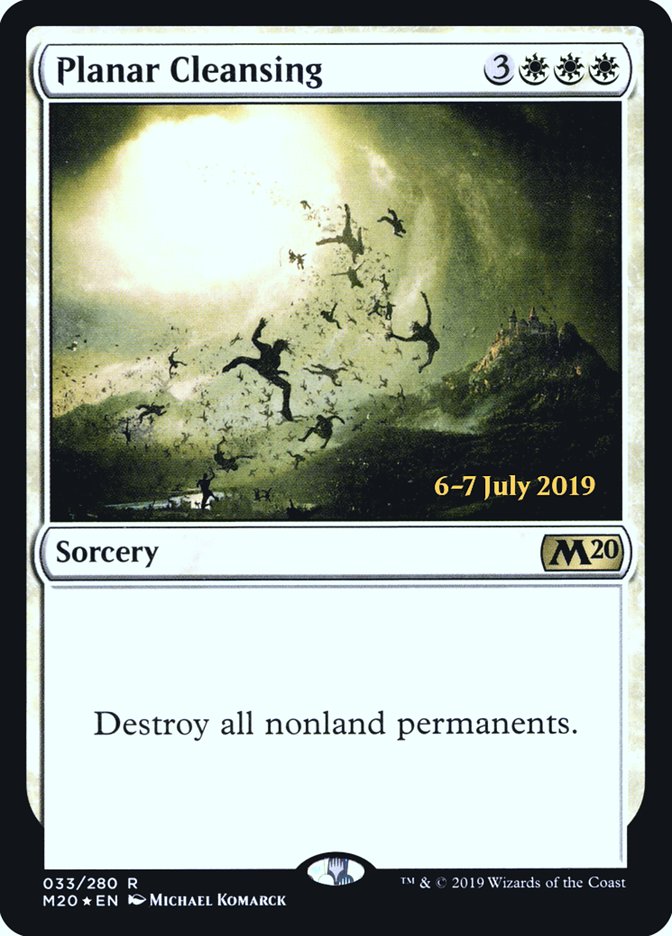 Planar Cleansing [Core Set 2020 Prerelease Promos] | Deep Dive Games St. Marys