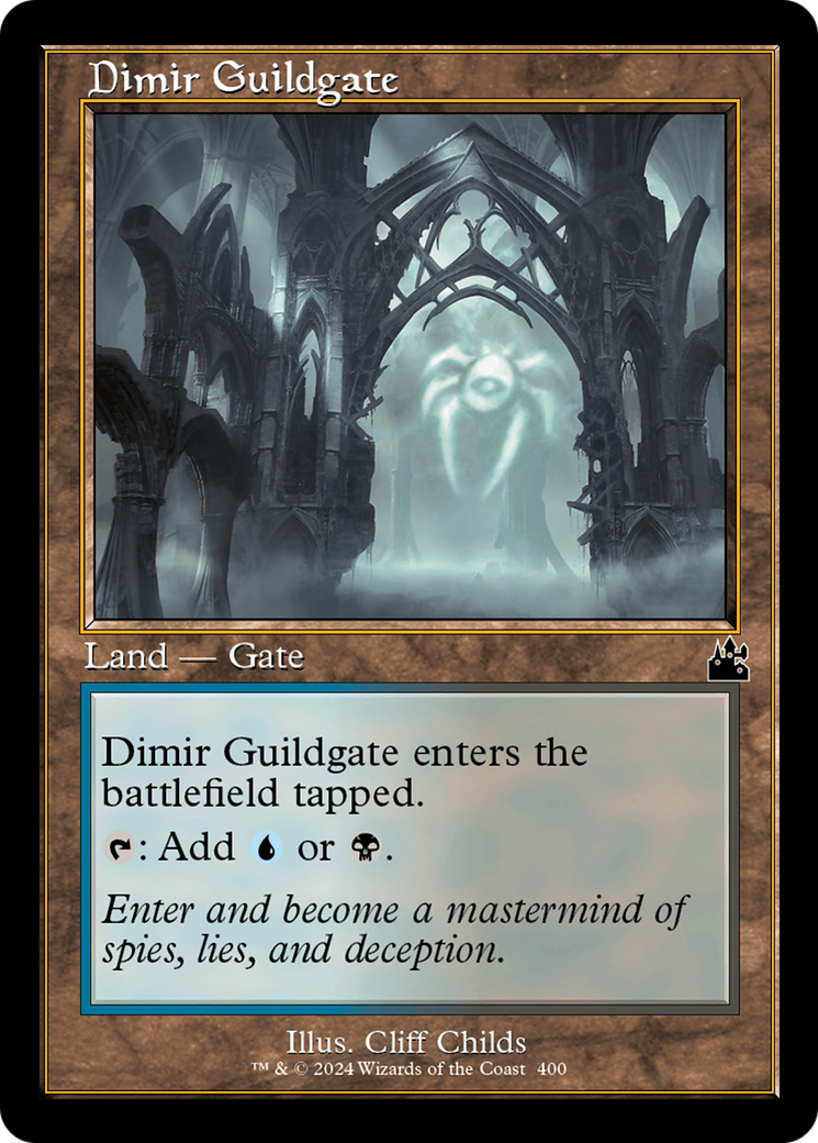 Dimir Guildgate (Retro Frame) [Ravnica Remastered] | Deep Dive Games St. Marys