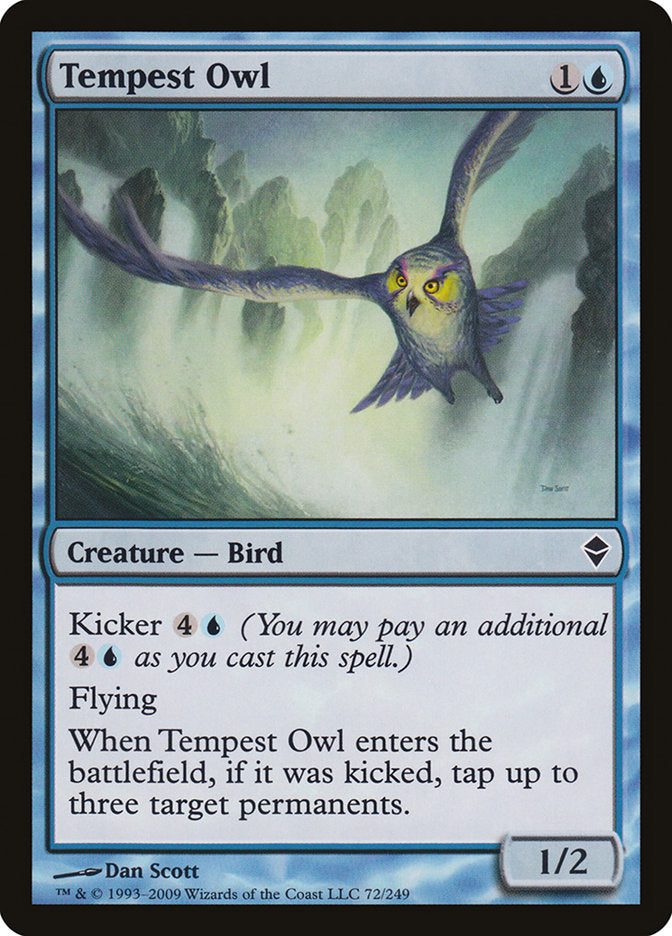 Tempest Owl [Zendikar] | Deep Dive Games St. Marys