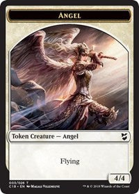 Angel // Soldier Double-Sided Token [Commander 2018 Tokens] | Deep Dive Games St. Marys