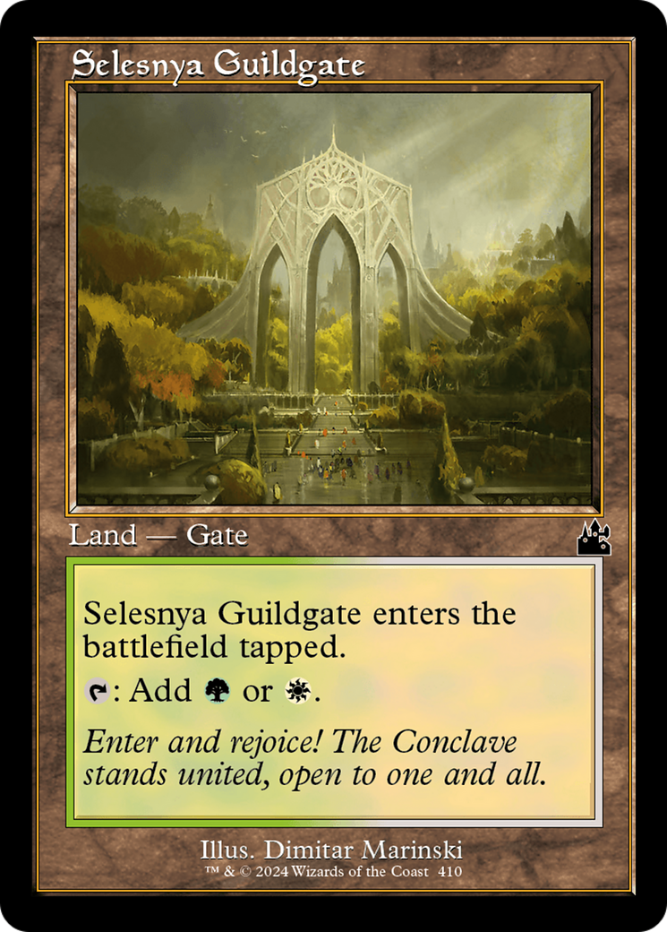 Selesnya Guildgate (Retro Frame) [Ravnica Remastered] | Deep Dive Games St. Marys