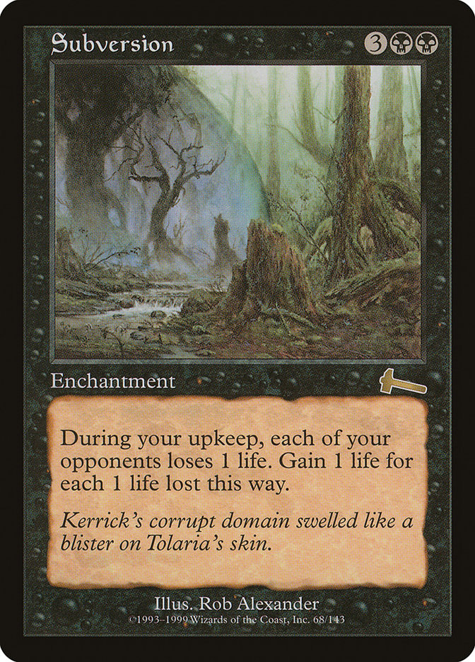 Subversion [Urza's Legacy] | Deep Dive Games St. Marys