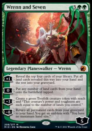 Wrenn and Seven (Promo Pack) [Innistrad: Midnight Hunt Promos] | Deep Dive Games St. Marys