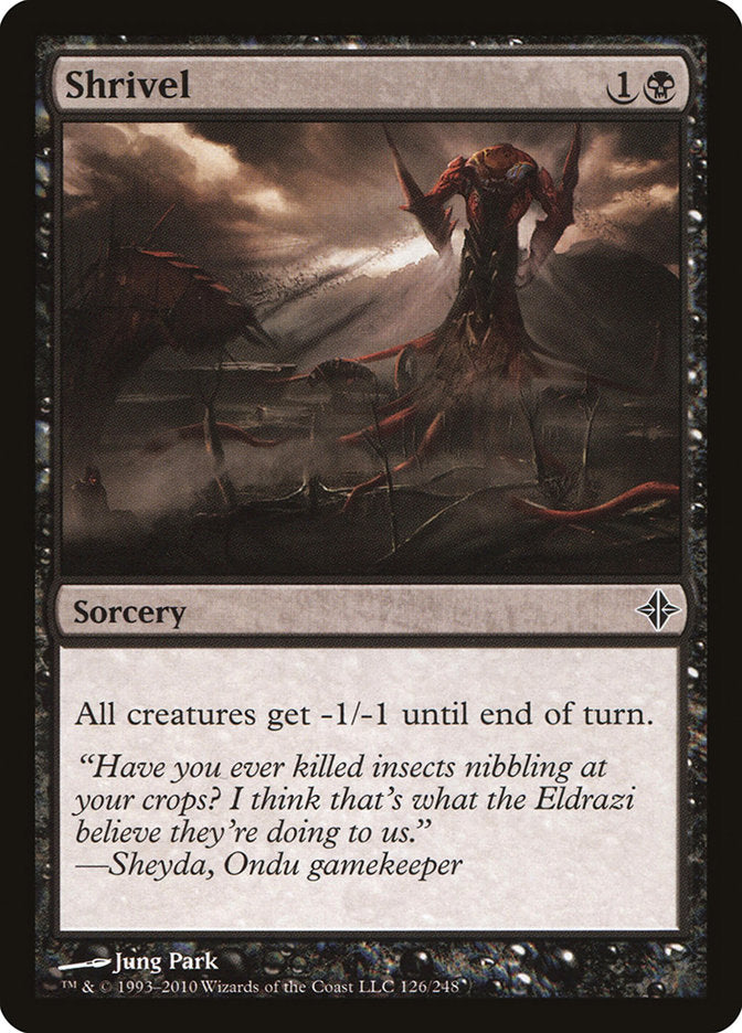 Shrivel [Rise of the Eldrazi] | Deep Dive Games St. Marys