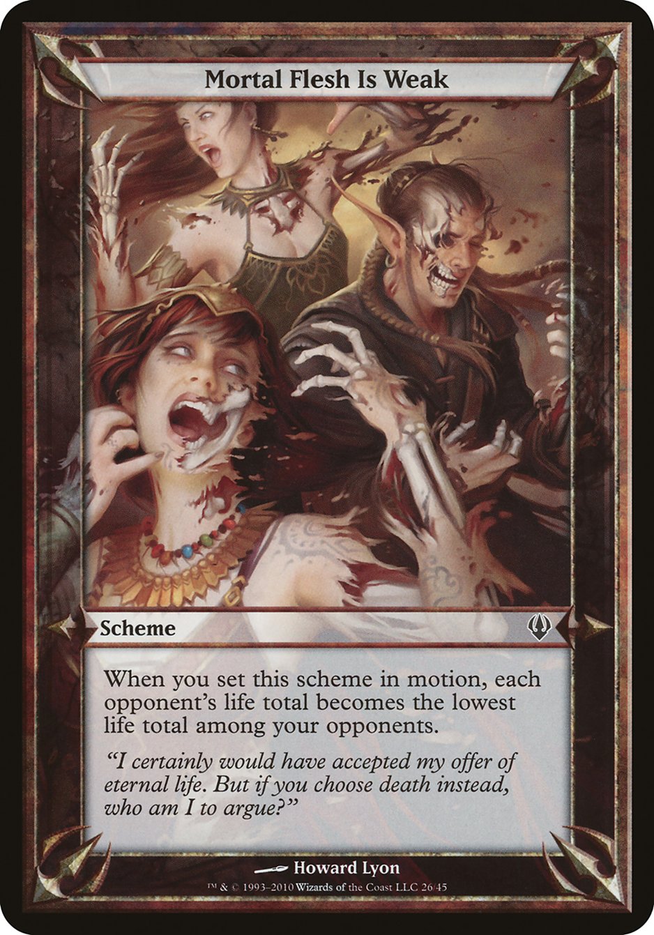 Mortal Flesh Is Weak (Schemes) [Archenemy Schemes] | Deep Dive Games St. Marys