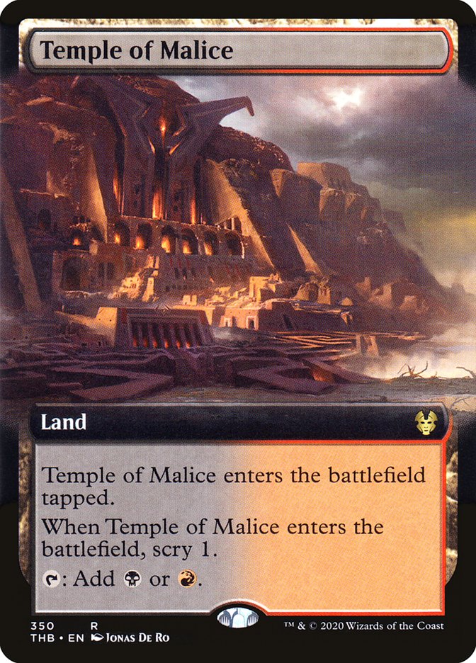 Temple of Malice (Extended Art) [Theros Beyond Death] | Deep Dive Games St. Marys