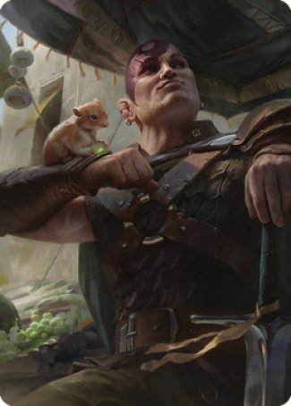 Minsc & Boo, Timeless Heroes Art Card (38) [Commander Legends: Battle for Baldur's Gate Art Series] | Deep Dive Games St. Marys