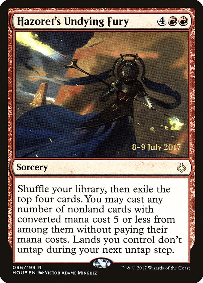 Hazoret's Undying Fury [Hour of Devastation Prerelease Promos] | Deep Dive Games St. Marys