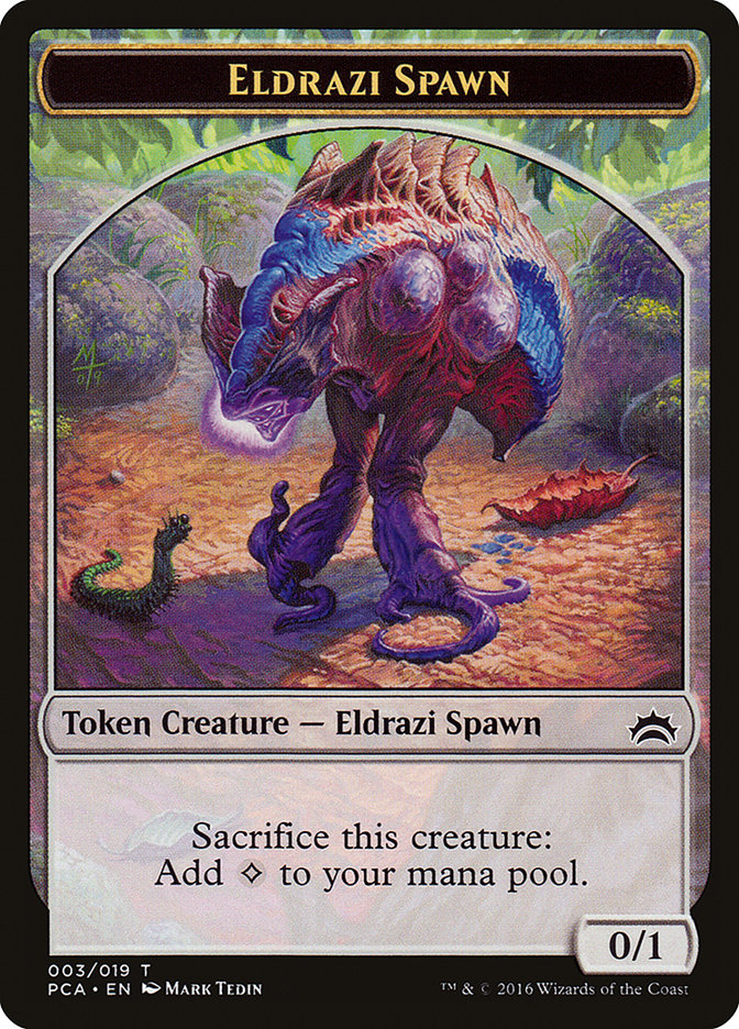 Eldrazi Spawn Token (003/019) [Planechase Anthology Tokens] | Deep Dive Games St. Marys