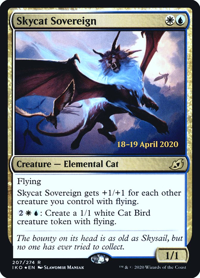 Skycat Sovereign [Ikoria: Lair of Behemoths Prerelease Promos] | Deep Dive Games St. Marys